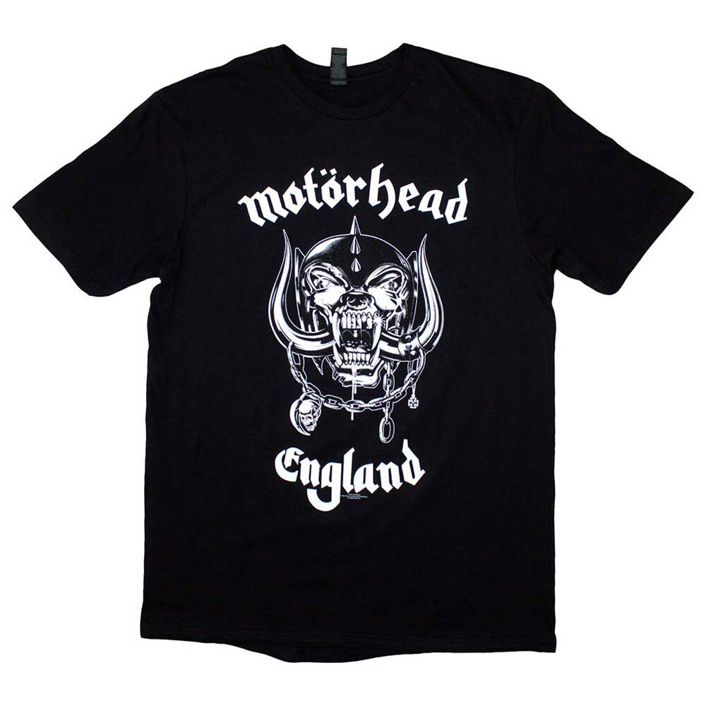 Motorhead England Band Logo Graphic T-Shirt for Fans