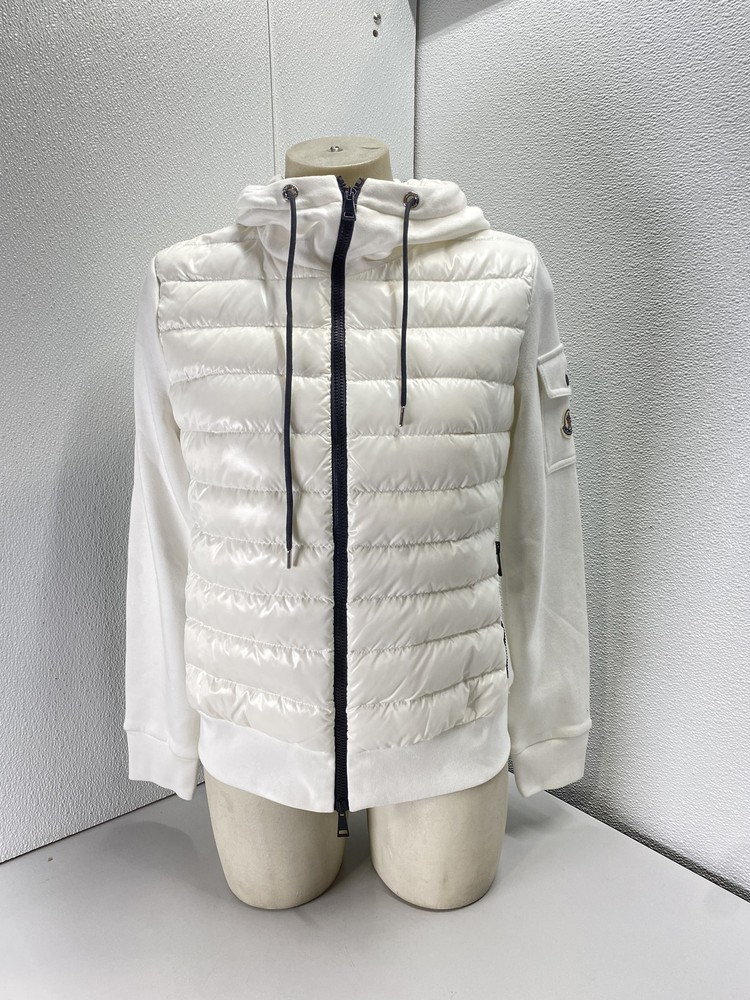Moncler Womens Maglia Cardigan Lightweight Jacket Size S White