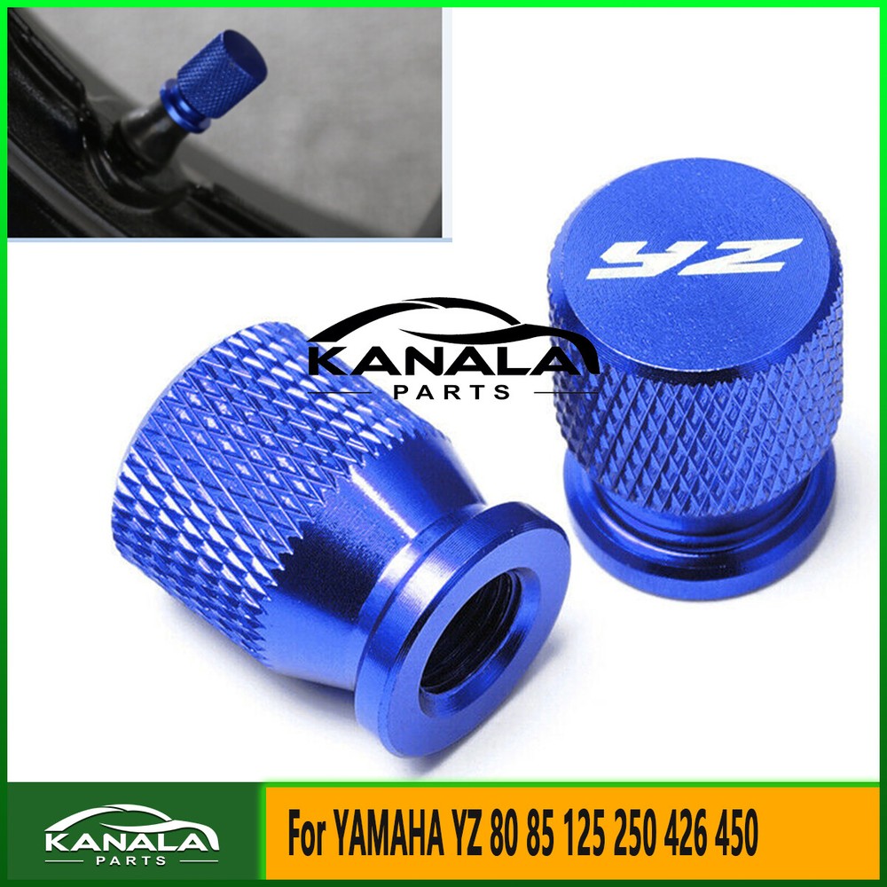 -For YAMAHA YZ 80 85 125 250 426 450 Tire Valve CNC Universal Aluminum Covers