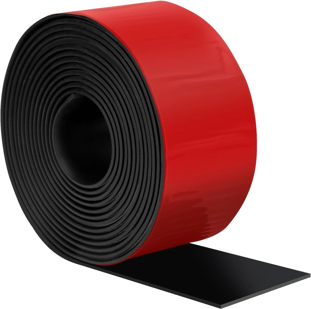 2-Inch Wide Self-Adhesive Rubber Strips, 1/16-Inch Thick x 120-Inch Long Roll