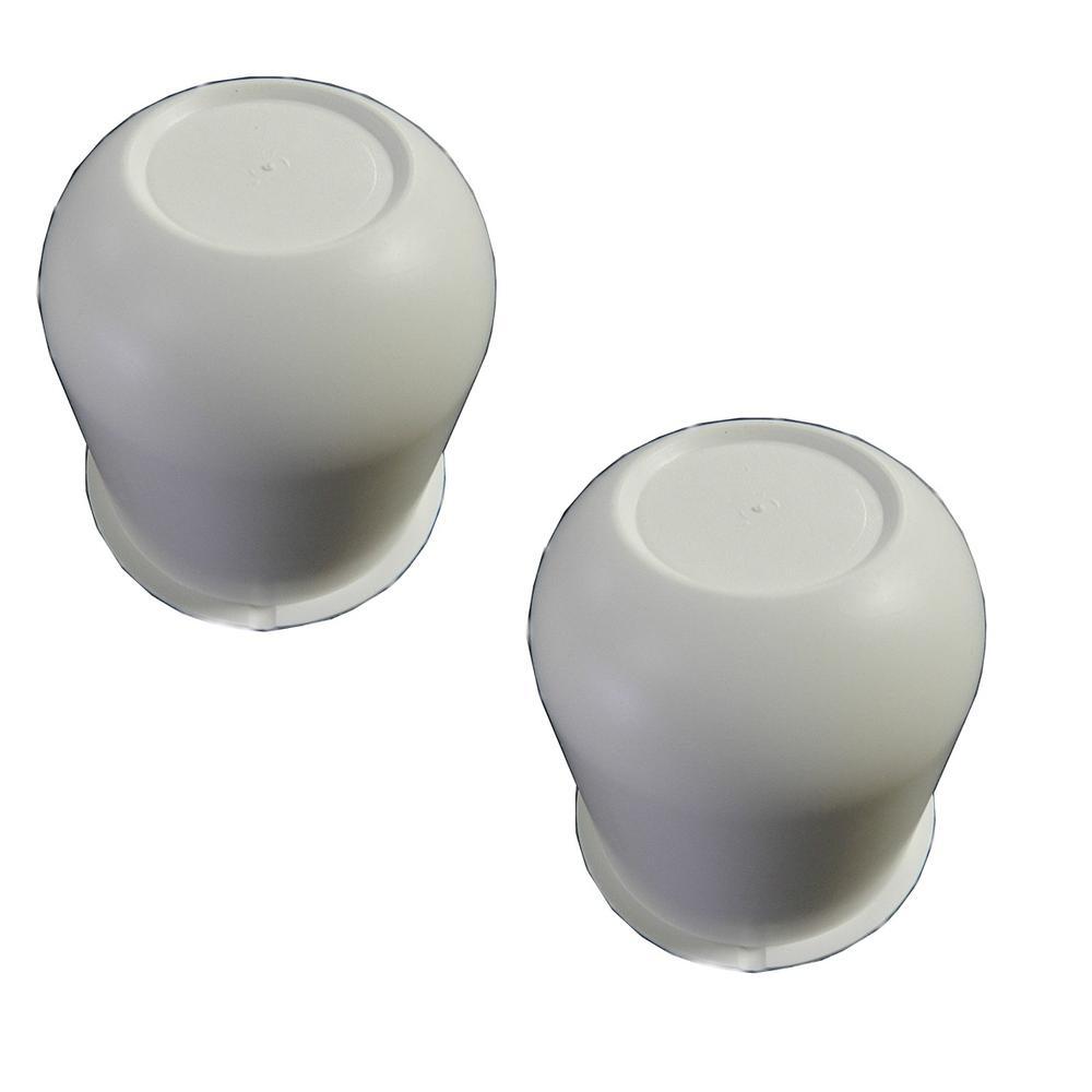 MD9004W Qty 2: Hub Center Cap (White) Fits Universal Products