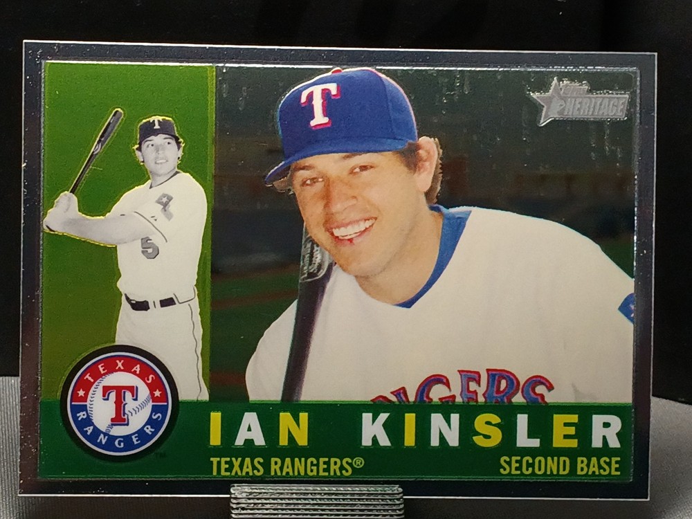 2009 Topps Heritage Chrome #C7 /1960 Ian Kinsler Texas Rangers