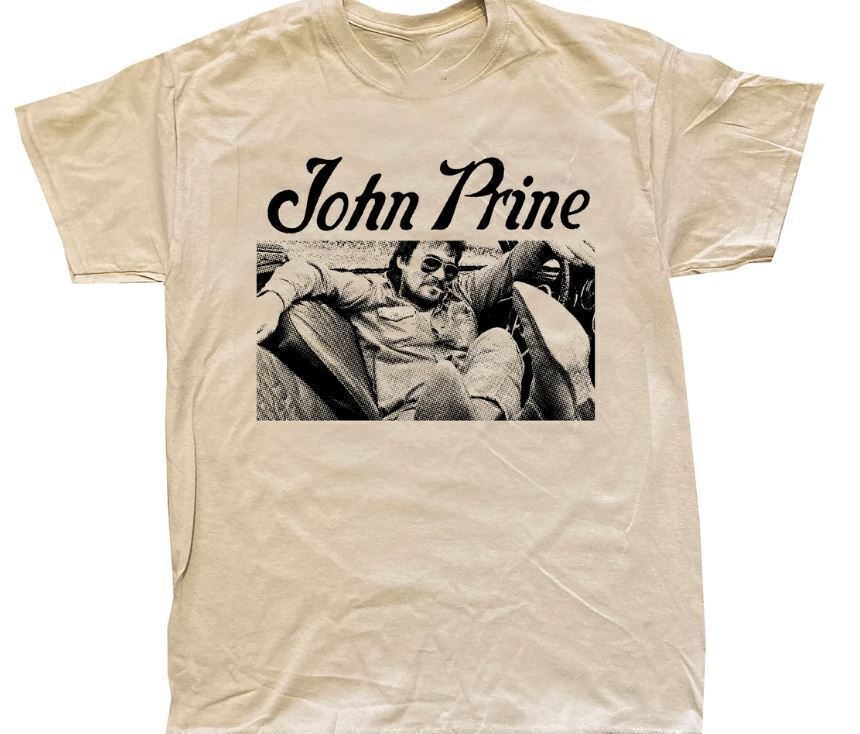 John Prine Album Men T-shirt Natural Unisex Tee All Sizes S to 345XL BO619