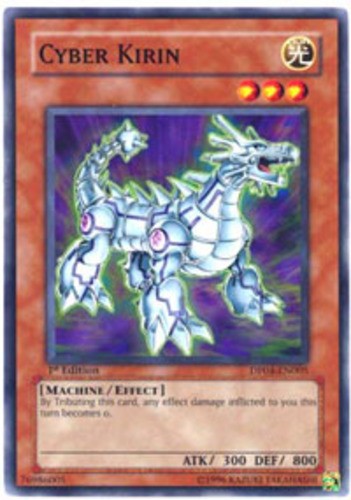 Cyber Kirin DP04-EN005 Common Unlimited Edition Near Mint Yugioh Card-image