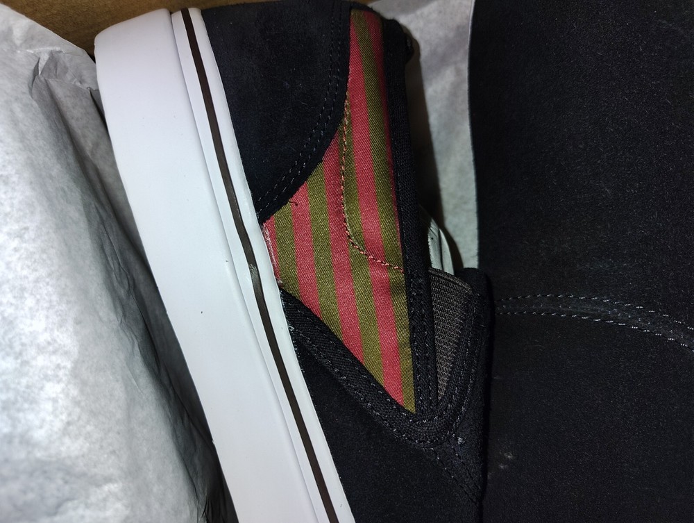 Emerica Wino G6 Slip On Black/Olive/Red Braden Hoban Colorway Size 11 Brand New