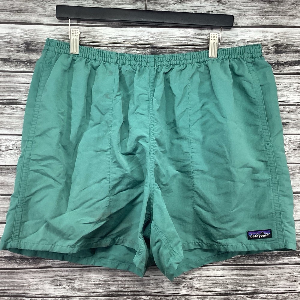 Vintage Patagonia Baggies Shorts Mens XL Aqua Green 4