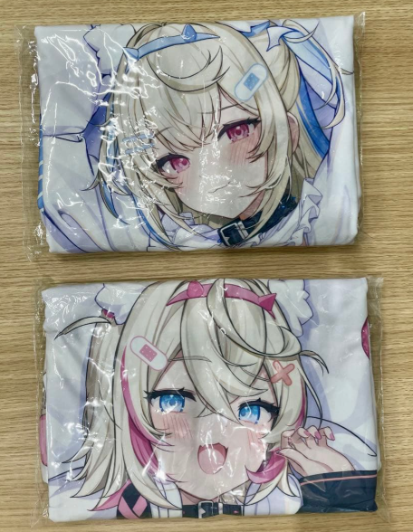 Hololive Fuwawa Mococo Birthday 2025 official Pillow Cover 160×50cm japan 2025