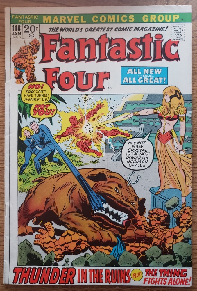 Fantastic Four #118 VF 7.5 