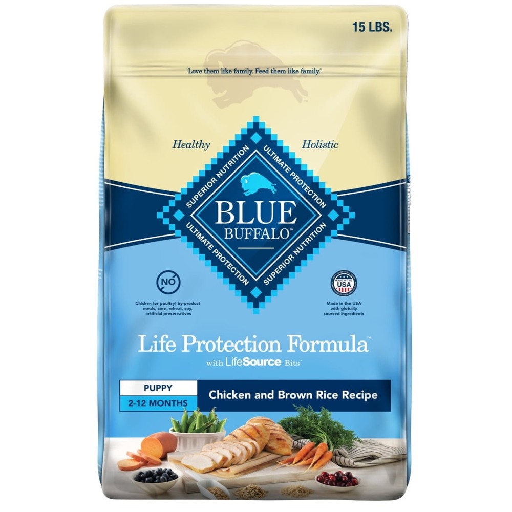 Premium Life Protection Puppy Food - Chicken & Brown Rice, 15lb Bag