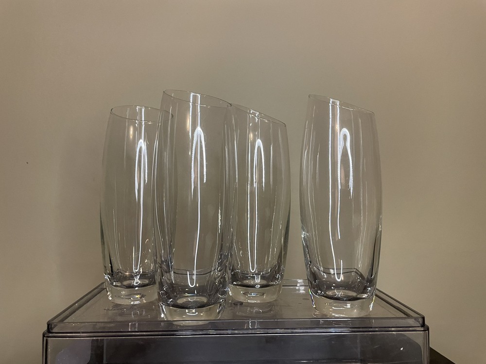 Bomshbee Sloane Set of 4 Champagne Flutes New Open Box