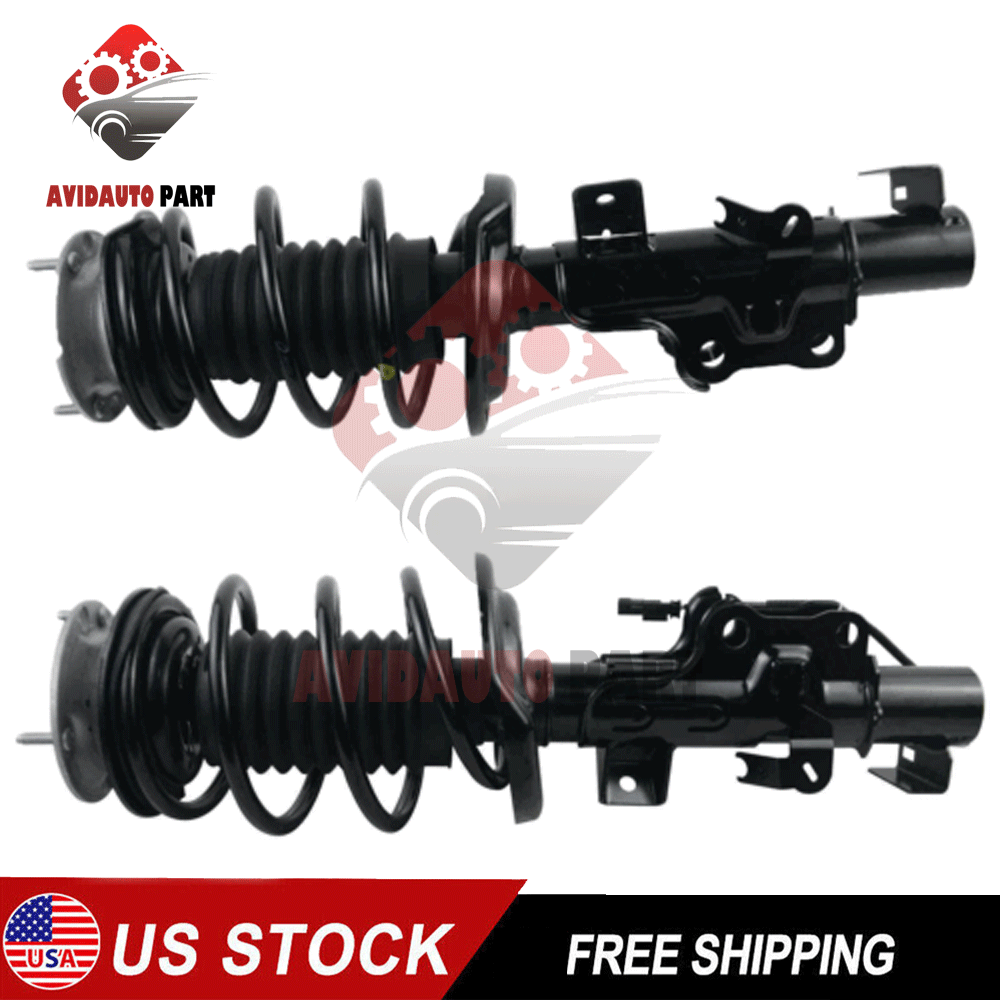 Front Shock Strut Assemblies for 2015-2019 Cadillac CTS RWD 2.0L 3.6L Electric Suspension Upgrade