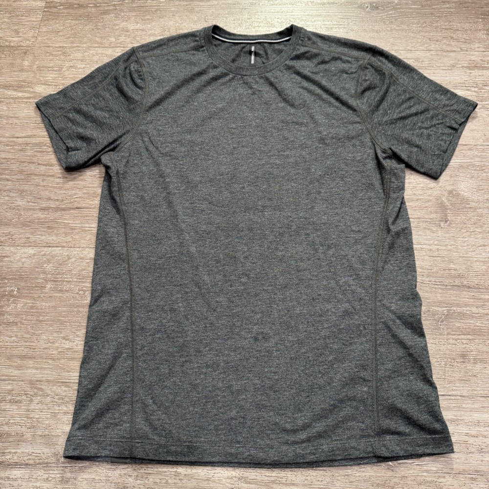 Ten Thousand Shirt Mens Small Gray Performance Short Sleeve Athletic The Durable