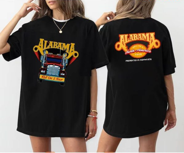 Alabama Roll On 2 Tour Gift For Fan Unisex T-shirt