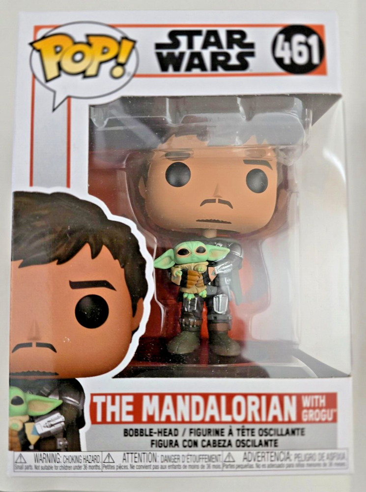Funko Pop! Vinyl: Star Wars - The Mandalorian with Grogu #461 - NEW
