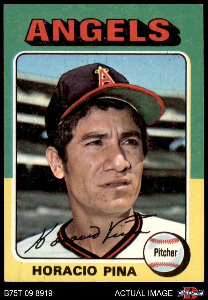 1975 Topps #139 Horacio Pina Angels 6 - EX/MT