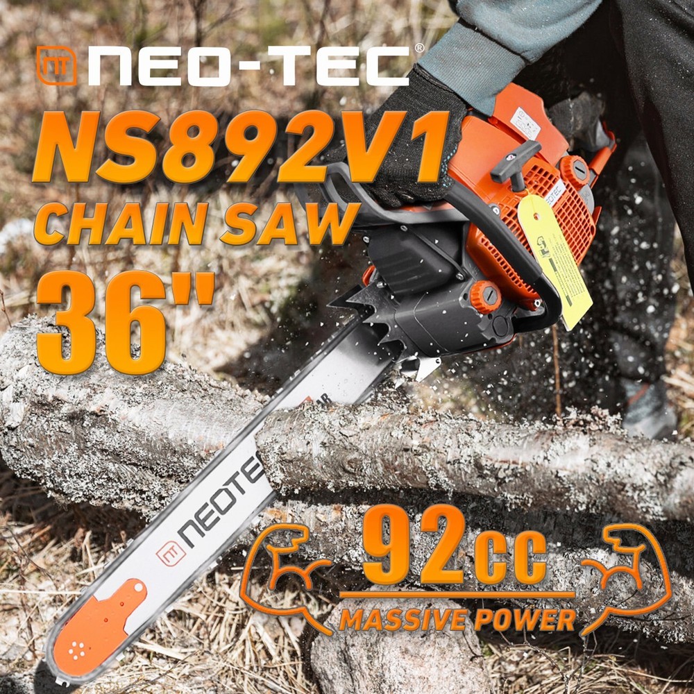 92cc Chainsaw Gas Power with 36'' Guide Bar Chain Compatible with MS660 066 G660