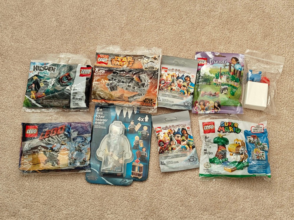 LEGO Polybag Bundle with Super Mario Interactive Figure - Assorted Sets  