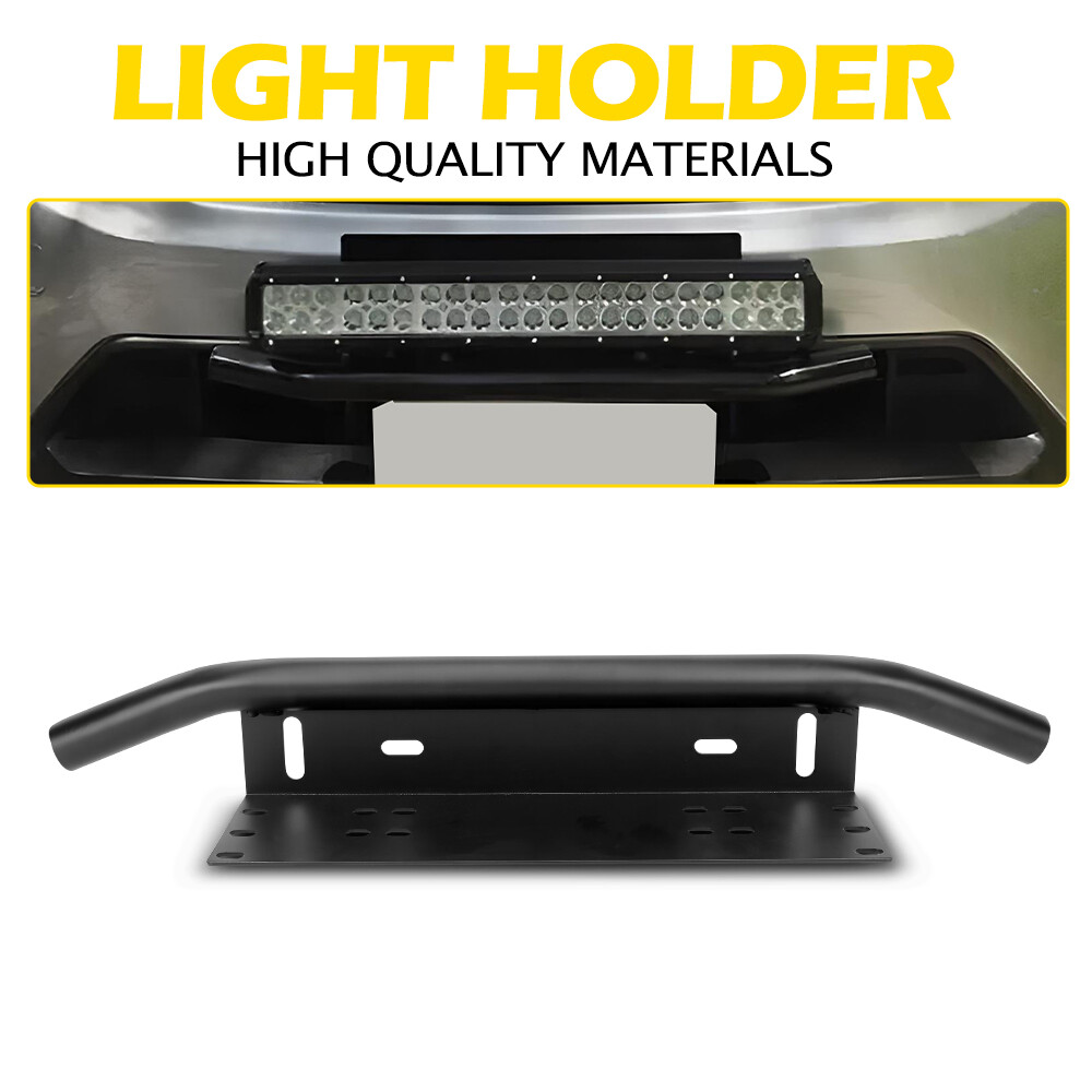 License Plate Tag Holder Mounting Adapter Relocator Bumper Bracket Kit Universal