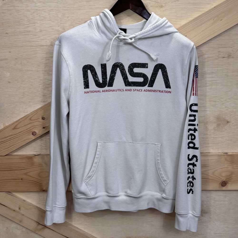 NASA Space Administration Men's Hoodie Medium Sleeve Hit Sweater