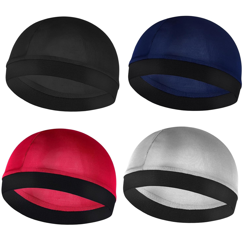 Silky Satin Hair Bonnet for Sleeping with Elastic Band and Wave Durags