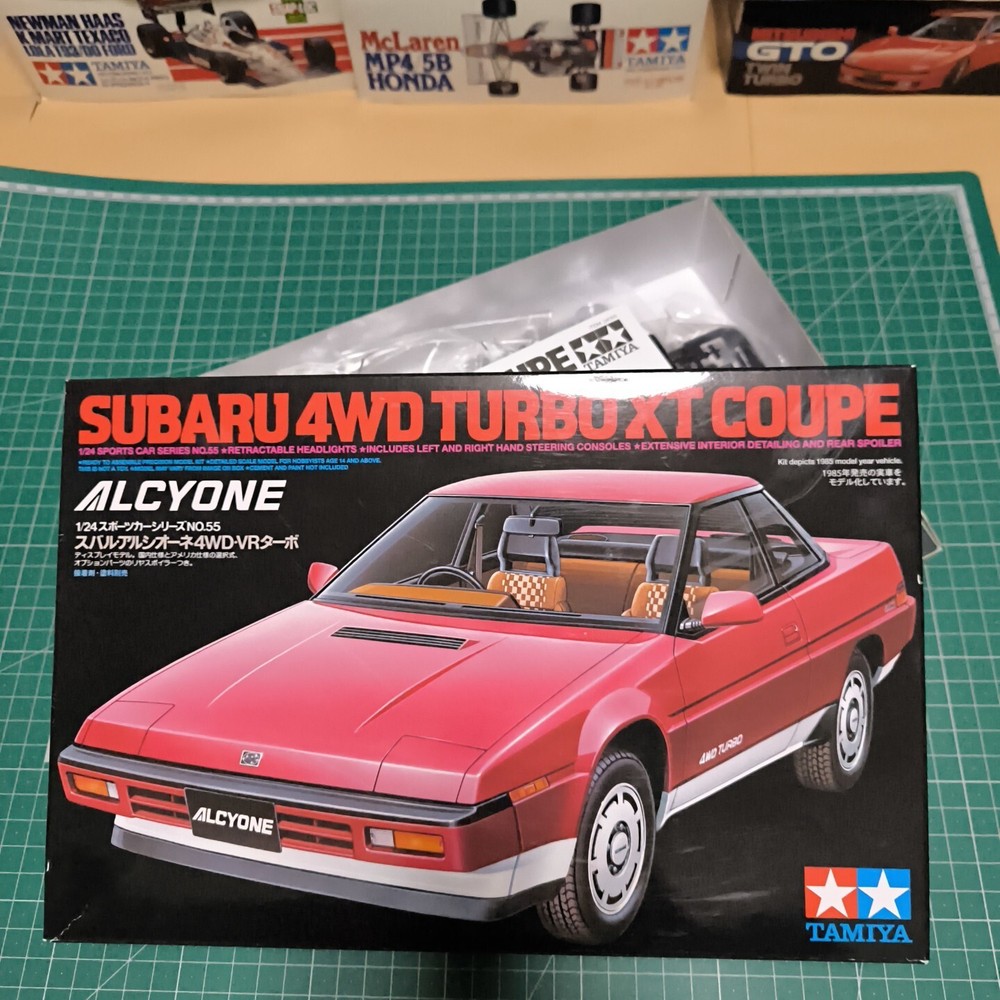 Tamiya 1/24 Subaru Alcyone 4WD Turbo XT Coupe Sports Car Series No.55