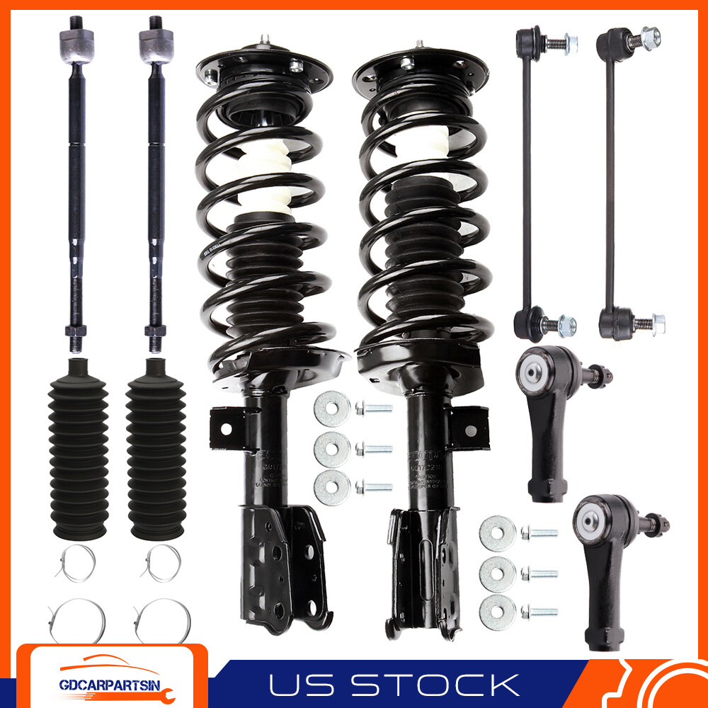2005-2006 Chevy Equinox Front Suspension Kit with Struts Sway Links & Tie Rods