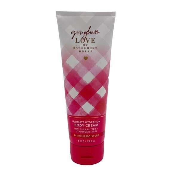 NEW Bath and Body Works Gingham Love Ultimate Hydration Body Cream Lotion 8 oz