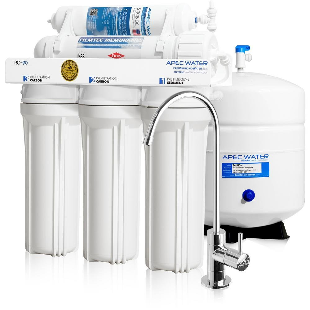 APEC Water Systems RO-90 Ultimate Series Top Tier Supreme Certified High Outp...
