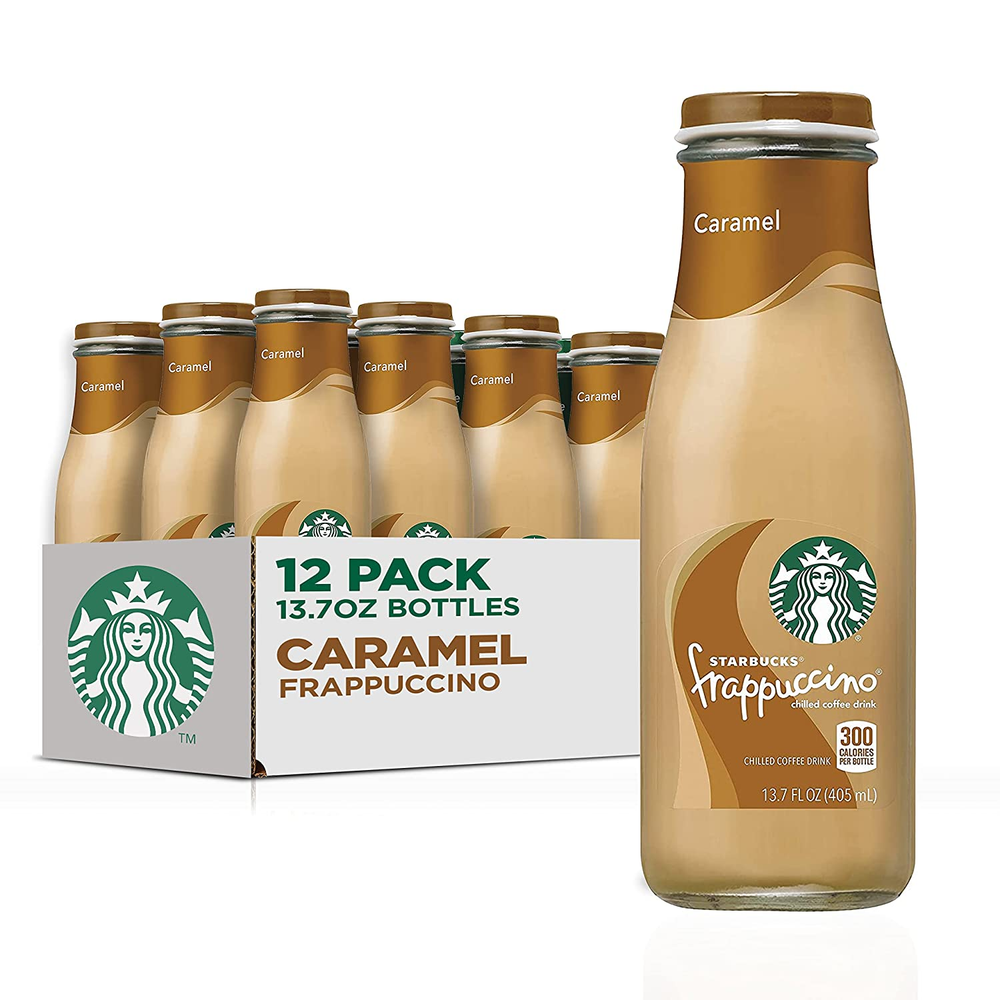 Frappuccino Coffee Drink, Caramel, 13.7 Fl Oz Bottles (12 Pack)