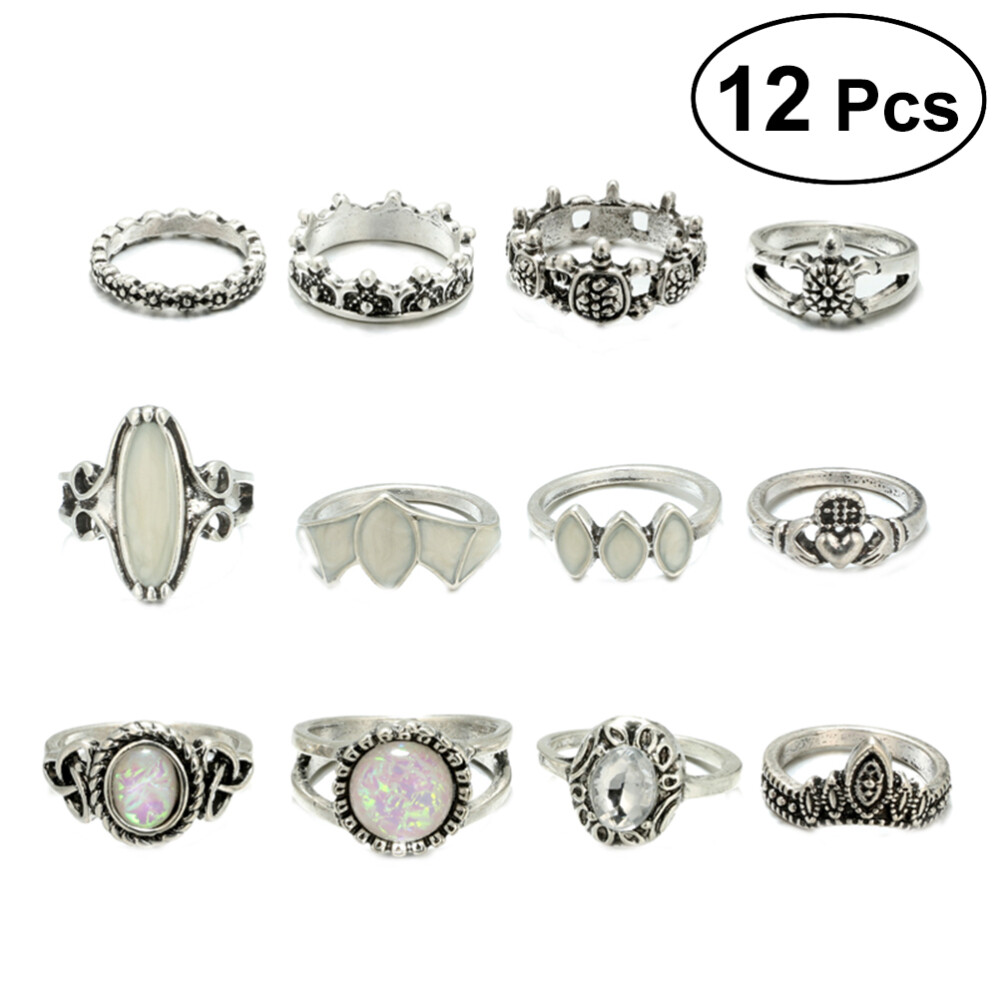 12-Piece Gold Bracelet Set for Women, Ideal for Daily Wear or Banquet Events