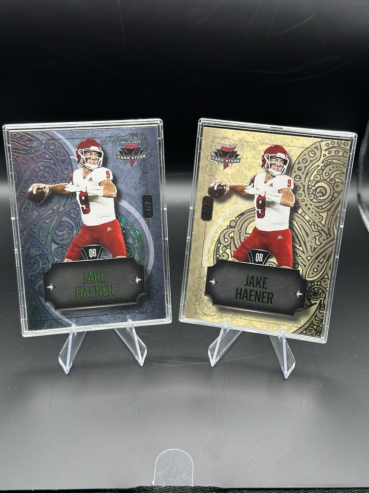 2023 Jake Haener Wild Card 7 Card Studs SSP New Orleans Saints RC, 1/2 & 2/2!!!