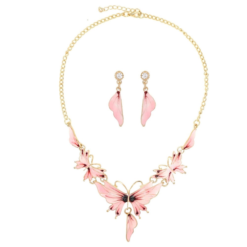 HSQYJ Fashion Color Enamel Crystal Leaf Statement Jewelry Set Elegant Floral ...