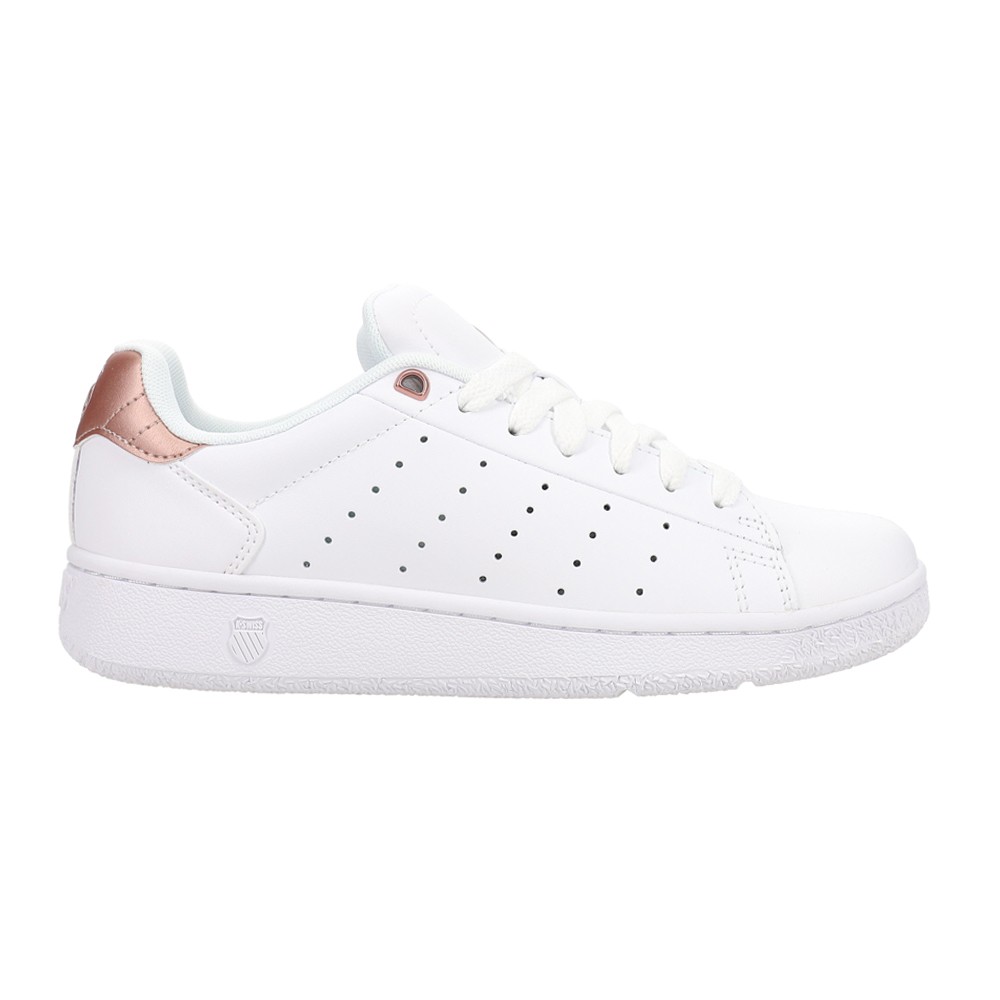 K-Swiss Classic Pf Lace Up  Womens White Sneakers Casual Shoes 98505-194