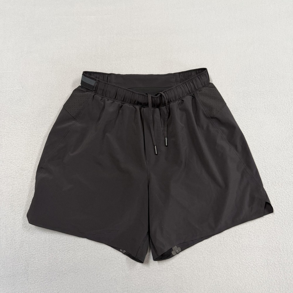 Lululemon Shorts Mens Medium Black Lined Running Athletic Gym 6