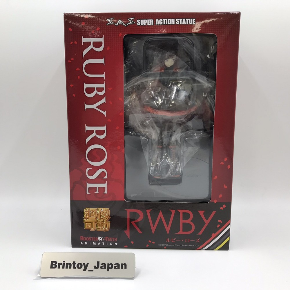 SAS Super Action Statue RWBY Ruby Rose Anime Figure Japan Import