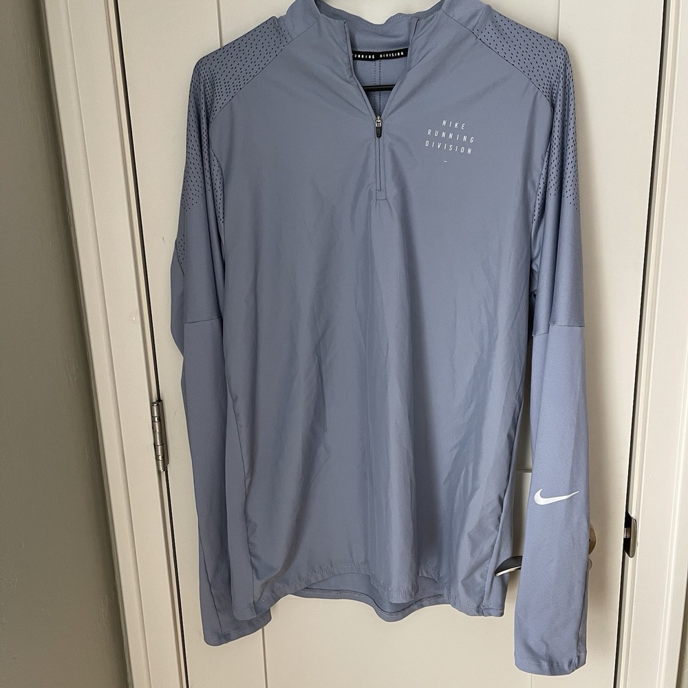 Nike Runnning Division Dri-Fit Flash Element 1/2 Zip Pullover DD6028 Mens Medium