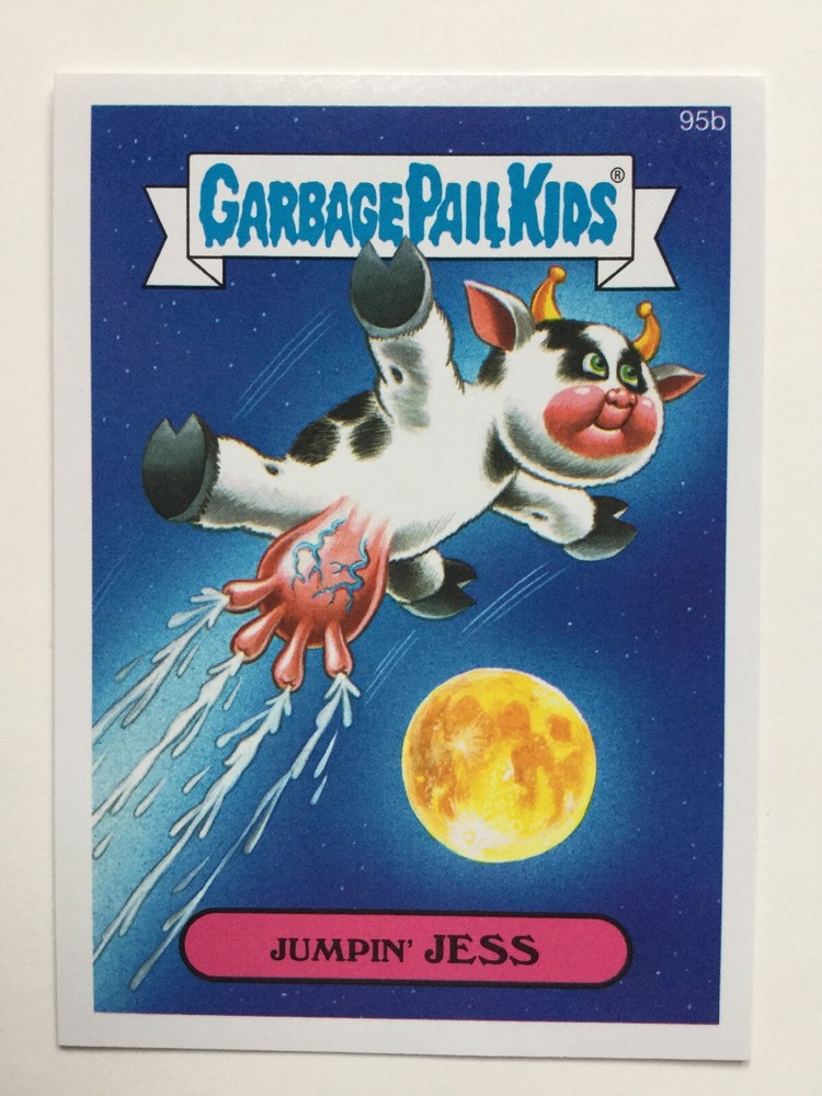 Garbage Pail Kids 2014 Series 2 Topps Sticker 95b Jumpin Jess Collectible