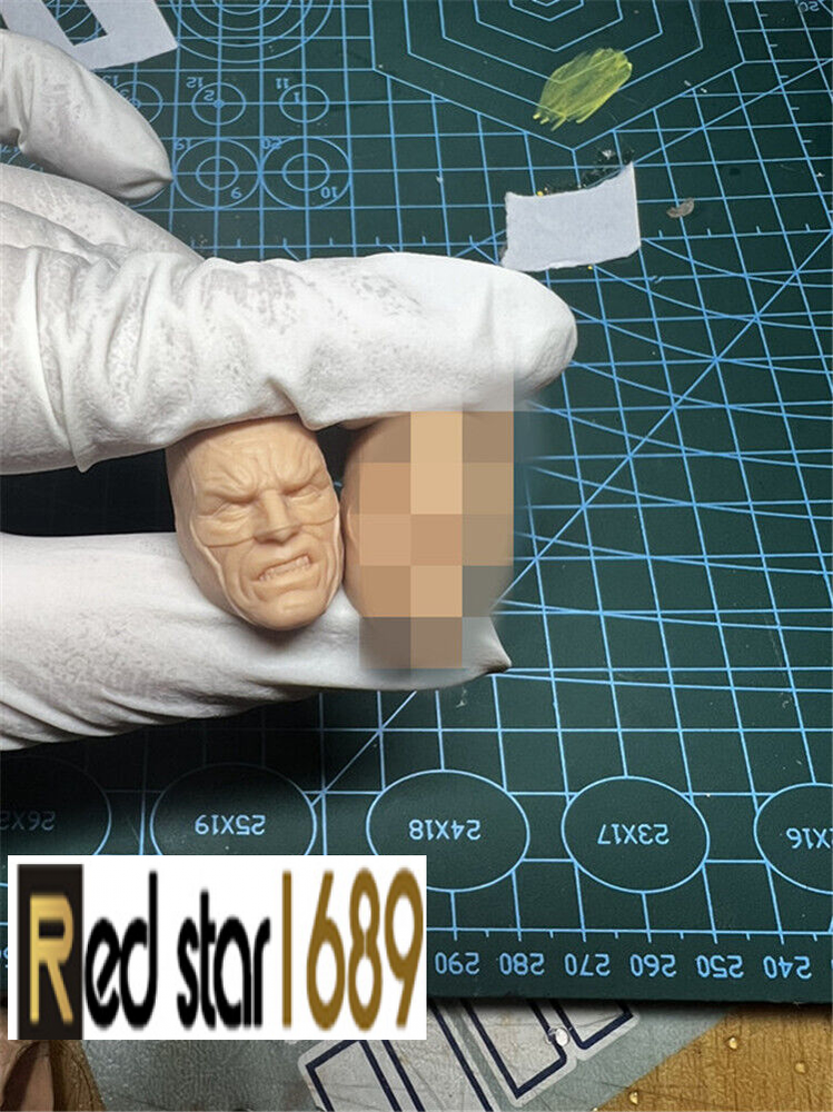 1:6 Angry Batman Bruce Wayne Head Sculpt Model For 12