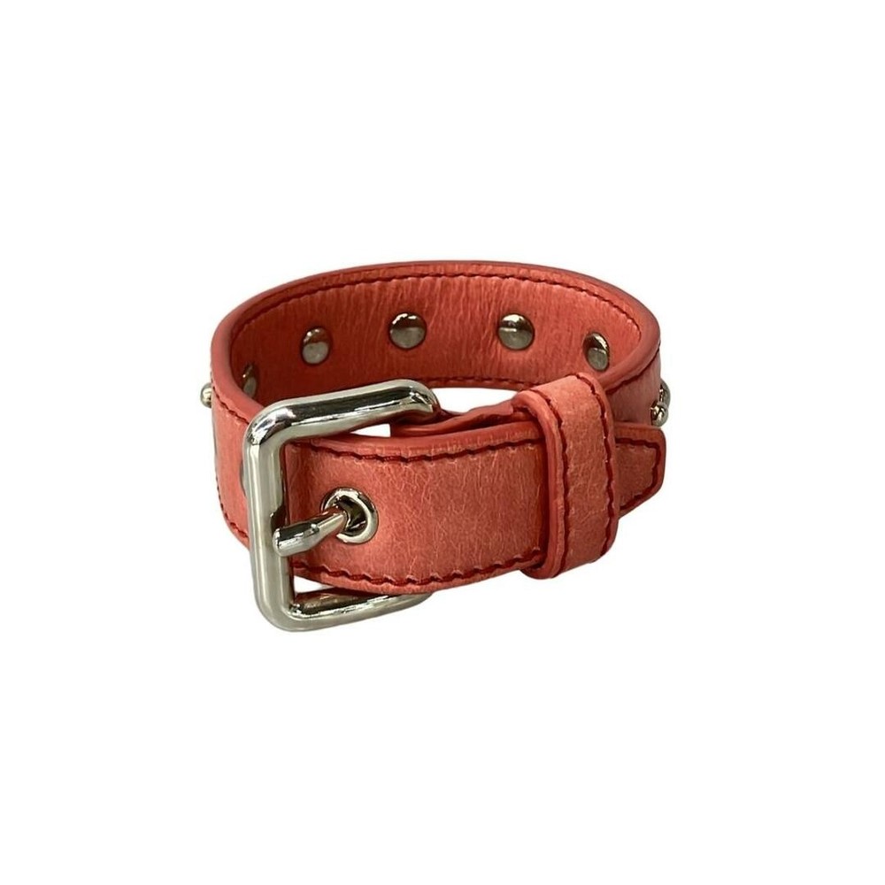 Miu Studded Leather Bracelet for Women with Sleswa Back Detail