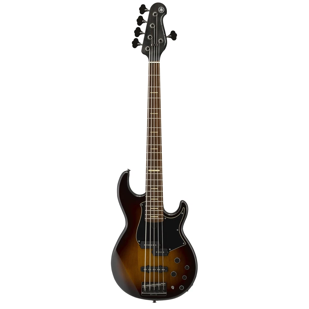 Yamaha BB735A 5-String Electric Bass in Dark Brown Sunburst Finish