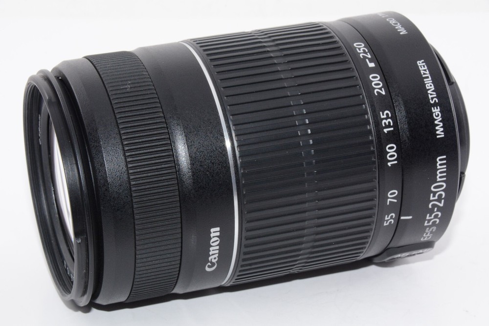 Canon EF-S 55-250mm F4-5.6 IS II Telephoto Zoom Lens from Japan - Exc+5 Condition #j6616-1