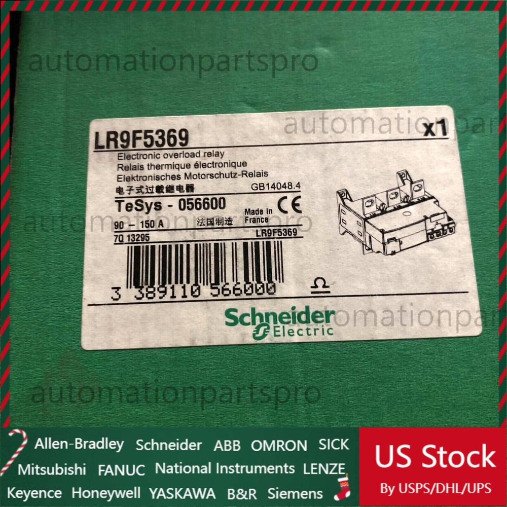 LR9F5369 ELECTRONIC OVERLOAD RELAY 90-150A  IN BOX READY TO SHIP US Free TAX