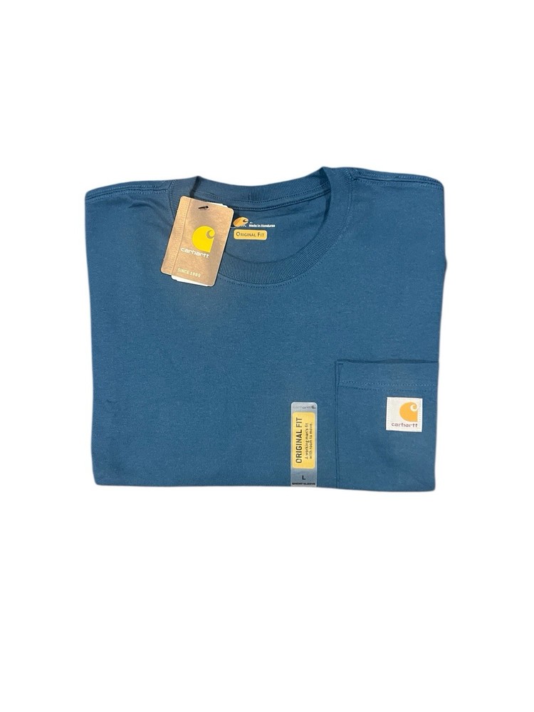 Carhartt Men's Workwear Pocket T-shirt - Navy, 4XL (K87)