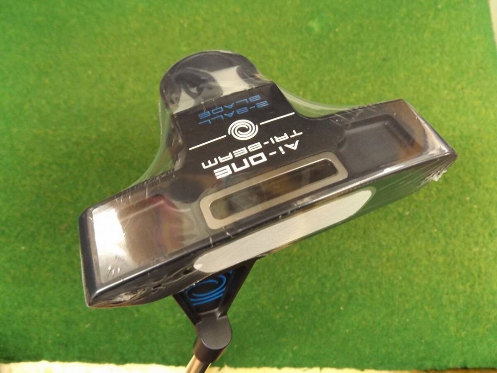 Odyssey Ai ONE TRI BEAM 2 Ball Blade 34 Inch Putter with Headcover Brand New