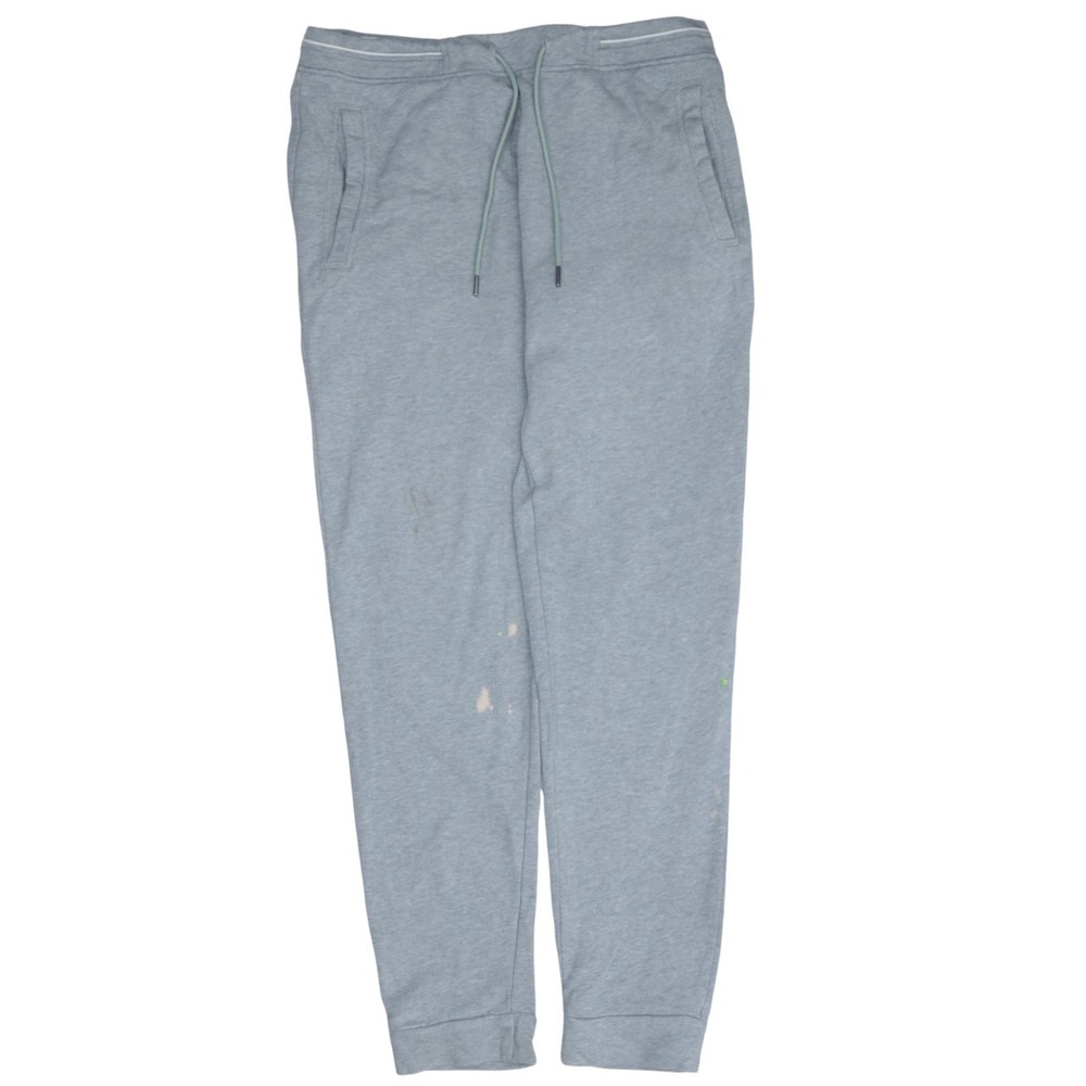 Hugo Boss Mens Joggers Grey Elastic Drawstring Waist Tapered Lounge Gym Pants M
