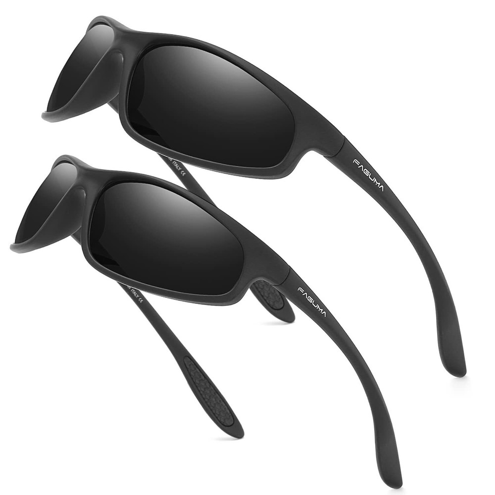 Polarized Sports Sunglasses For Men Cycling Driving Fishing UV400 Protection