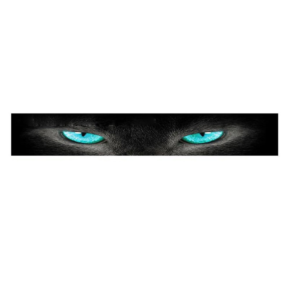 Car Sticker Front Window Windshield 3D Blue Eye Graphics Decor Decals Sunshade
