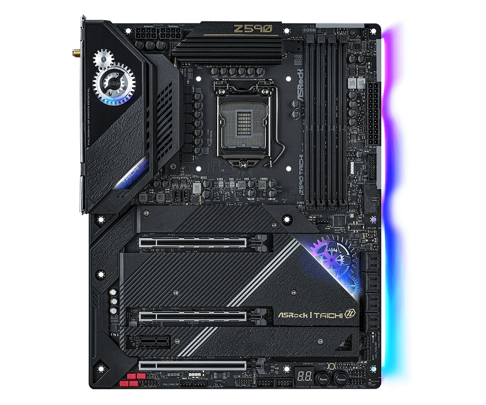 ASRock Z590 Taichi ATX Motherboard Intel LGA1200 USB 3.2 WiFi 6 PCIe 4.0