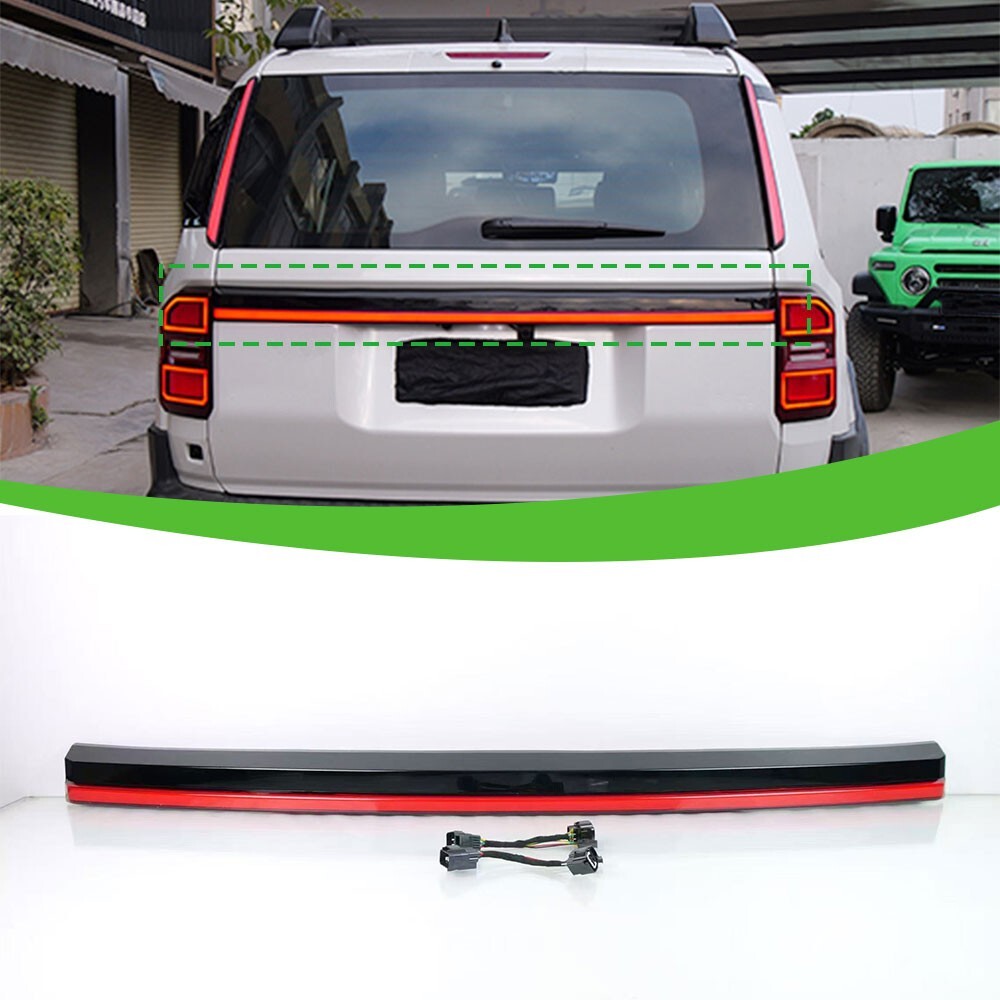Car LED Rear Fog Lamp Brake Light Reflector Fit Land Cruiser Prado LC250 2024