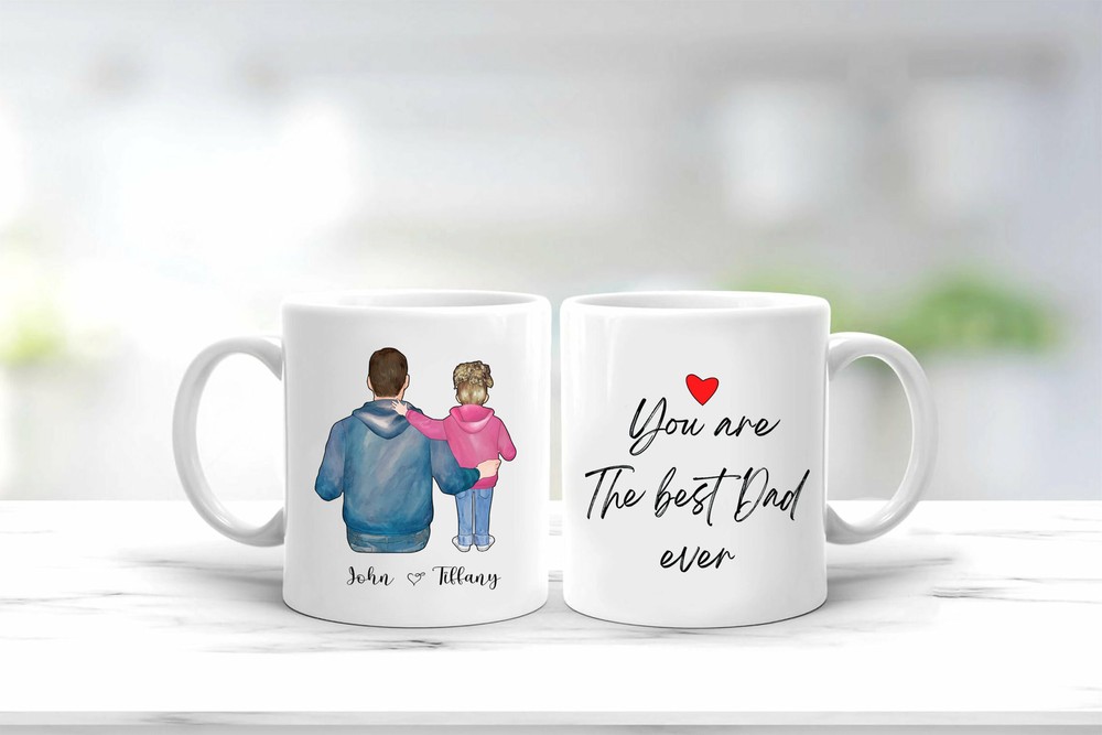 Father's Day Gift Personalized Dad Mug You Are The Best Dad Ever Mug Father